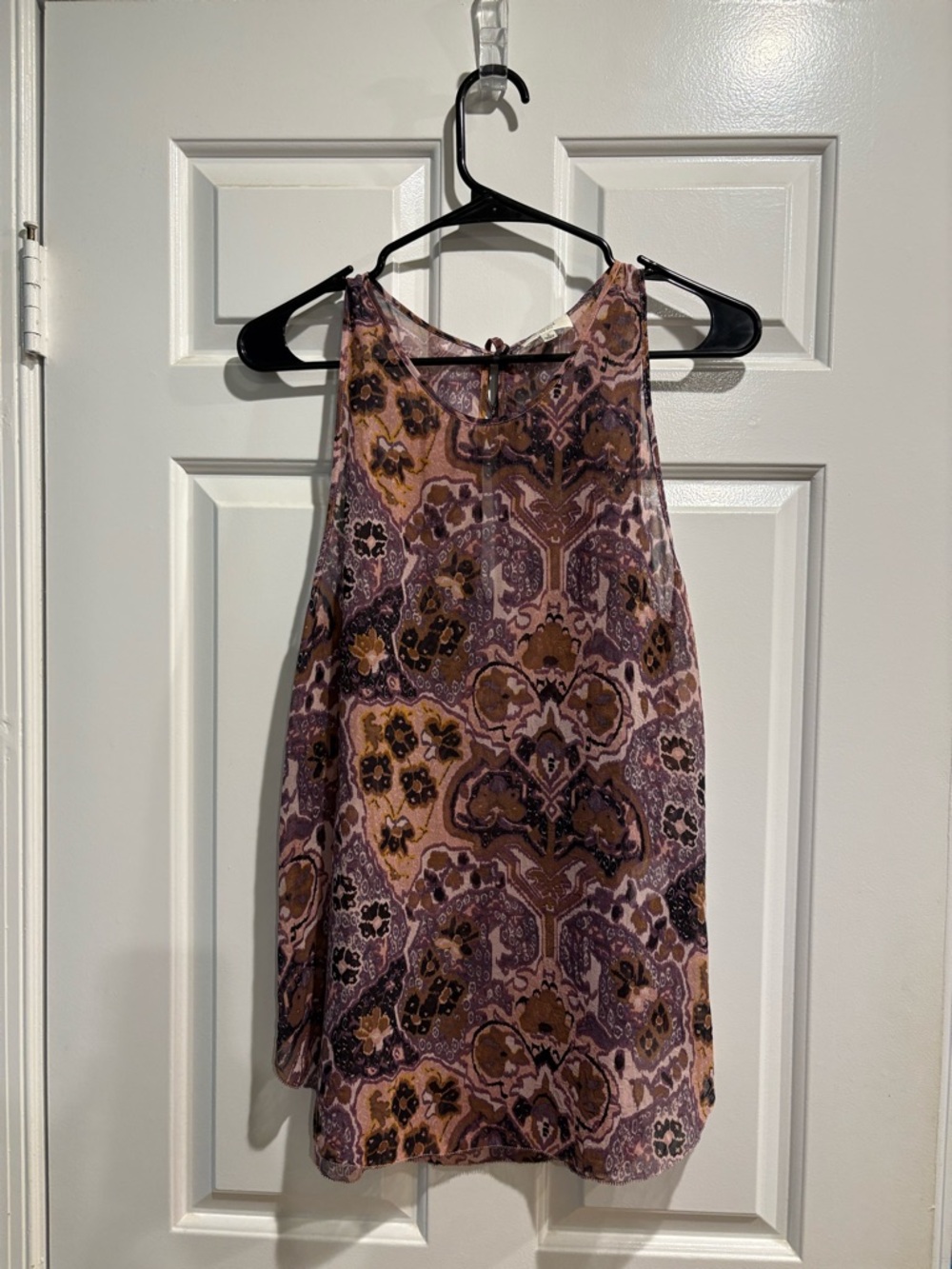 Wilfred Aritzia silk sleeveless top blouse parsley sz S brown - Picture 1 of 3
